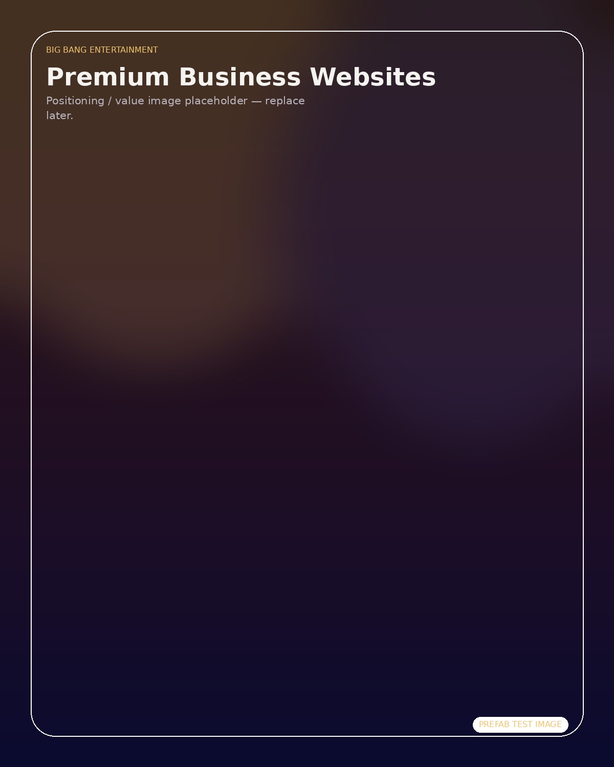 Premium Business Websites positioning visual